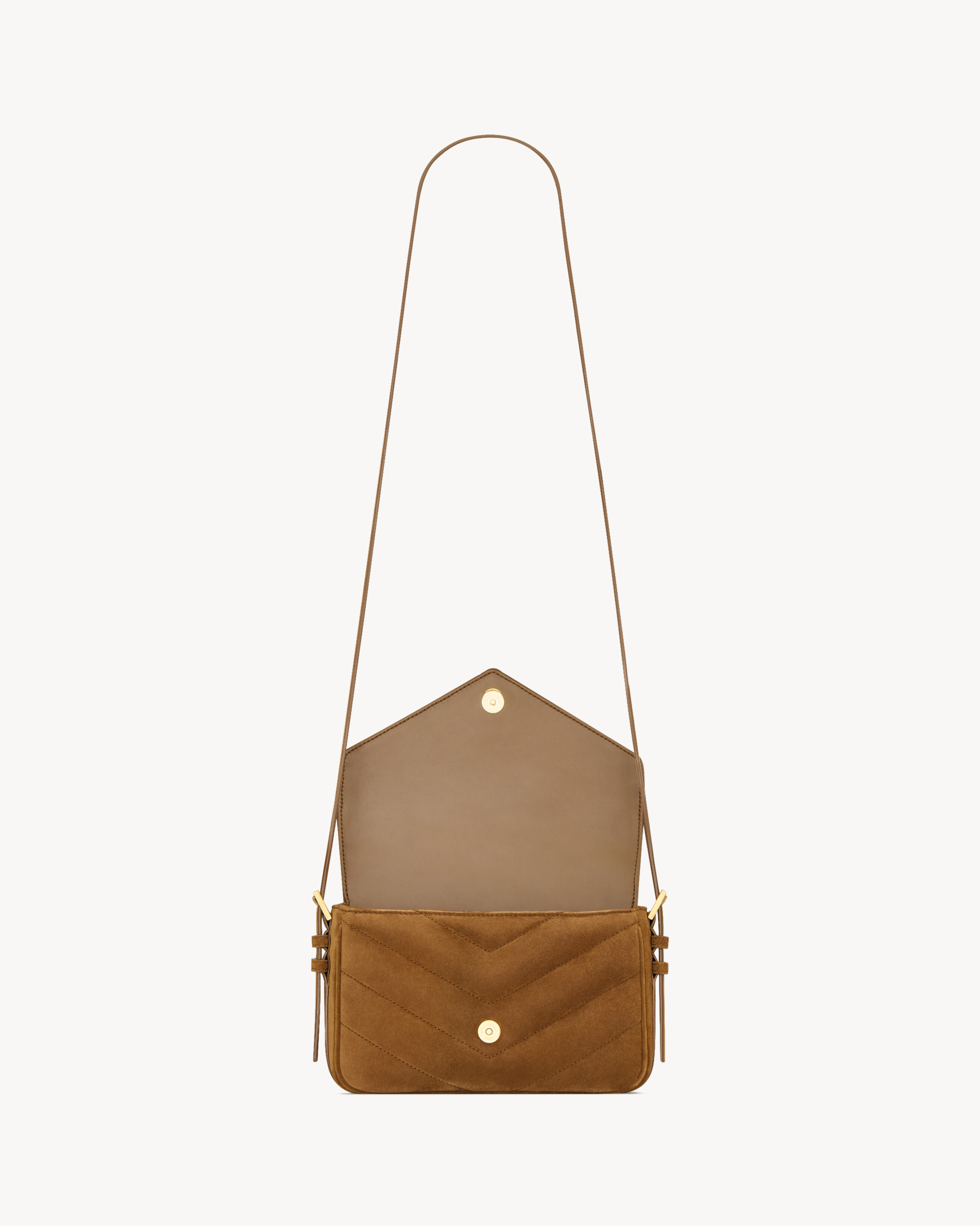 LOULOU toy crossbody in MATELASSÉ suede