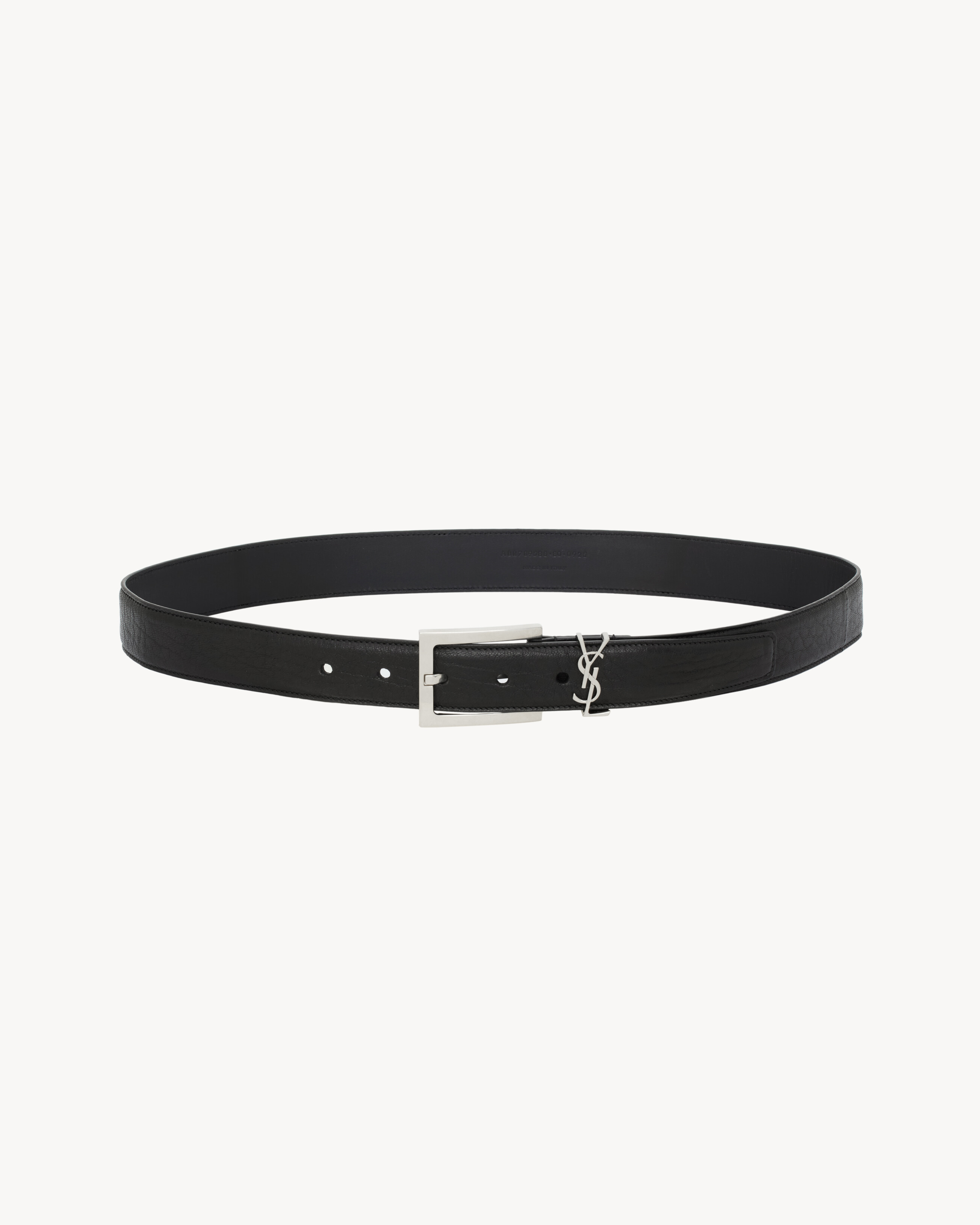 CASSANDRE belt in grained lambskin