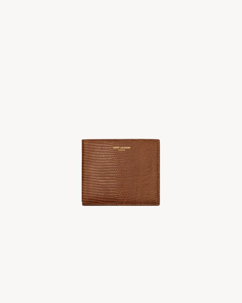 SAINT LAURENT PARIS East/West wallet in lizard