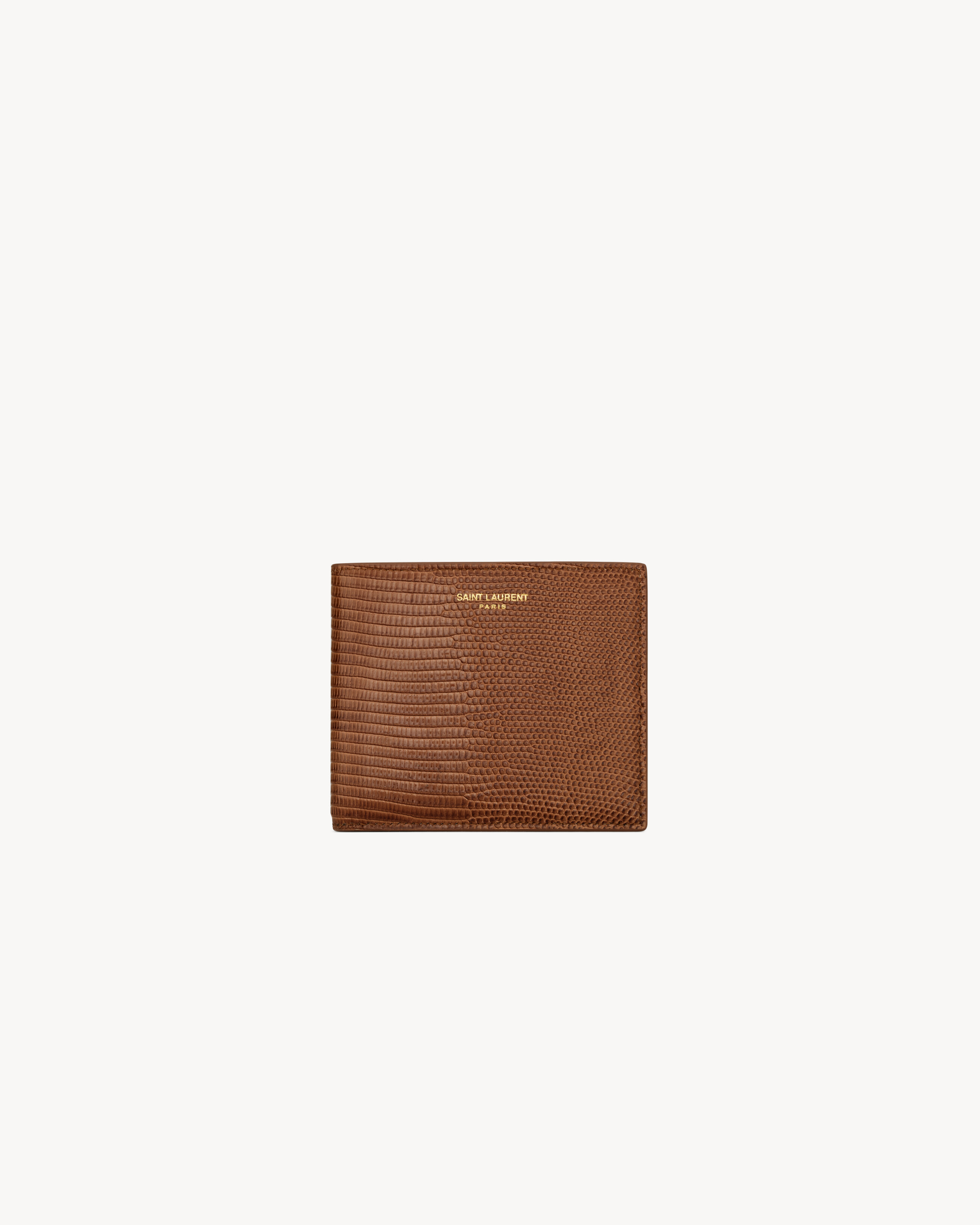 SAINT LAURENT PARIS East/West wallet in lizard