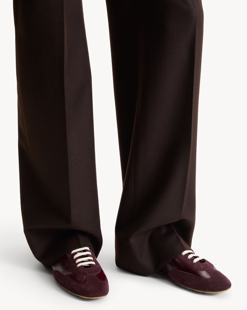 Sneakers Lewis de piel y ante