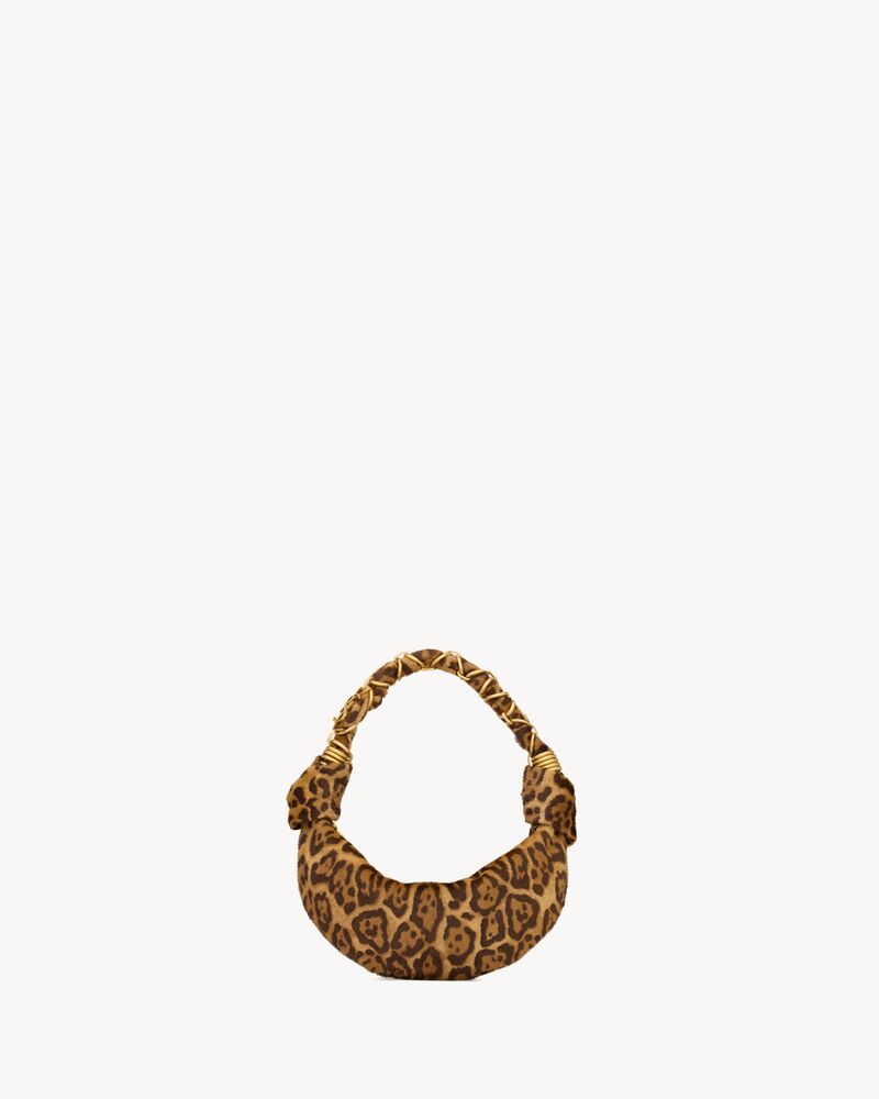 AMALIA mini hobo in pony hair leather