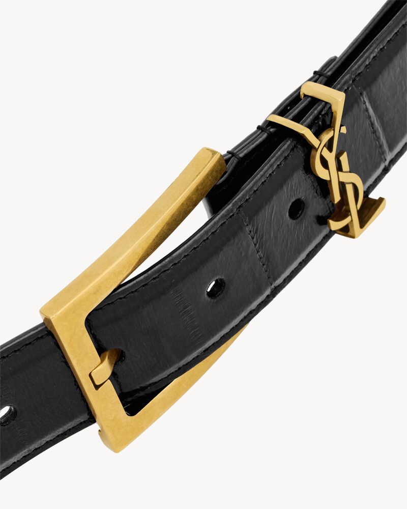 CASSANDRE belt in eel