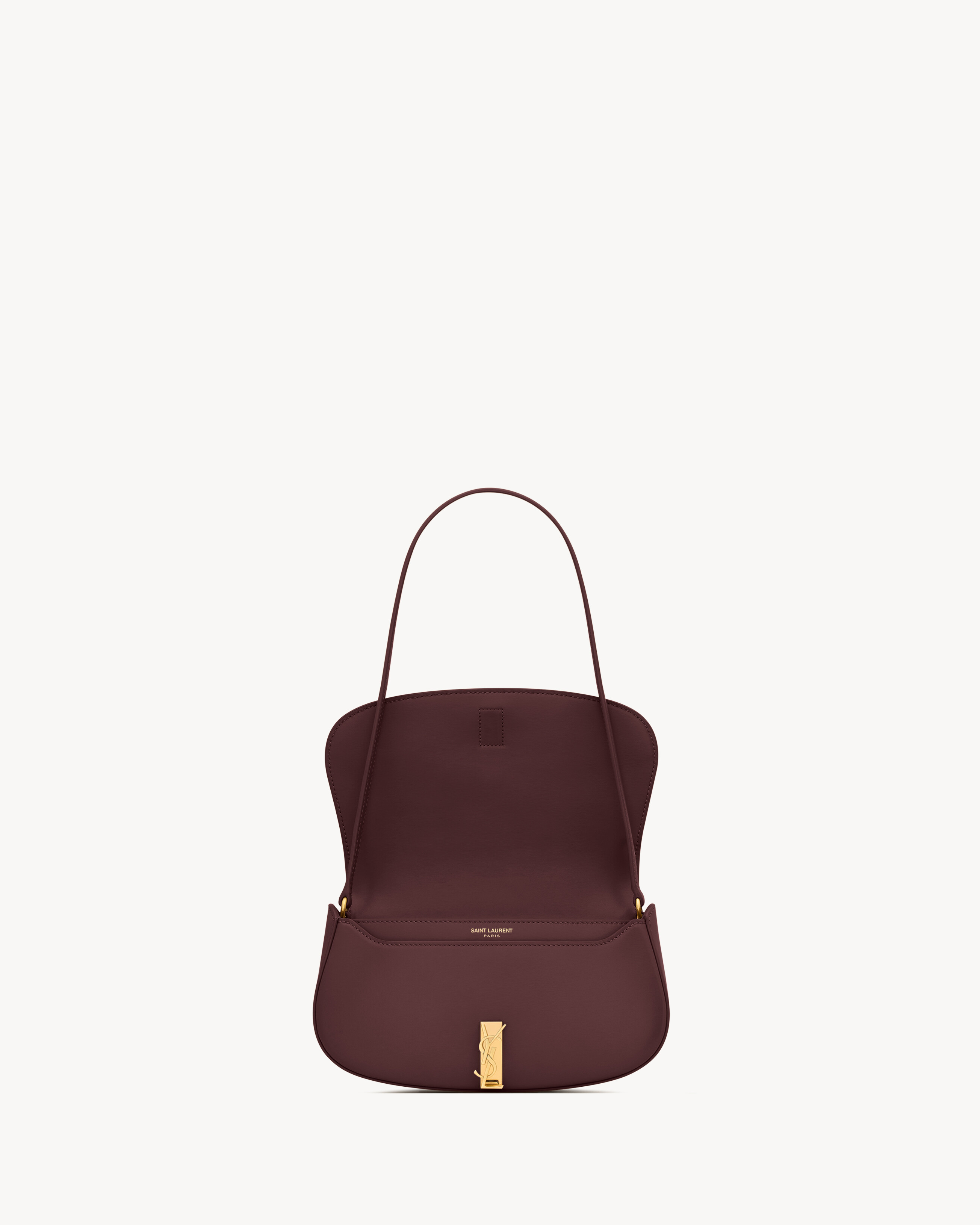 Mini VOLTAIRE Tasche aus BOX SAINT LAURENT Leder