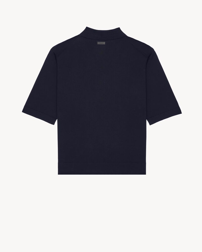 polo in silk and cotton