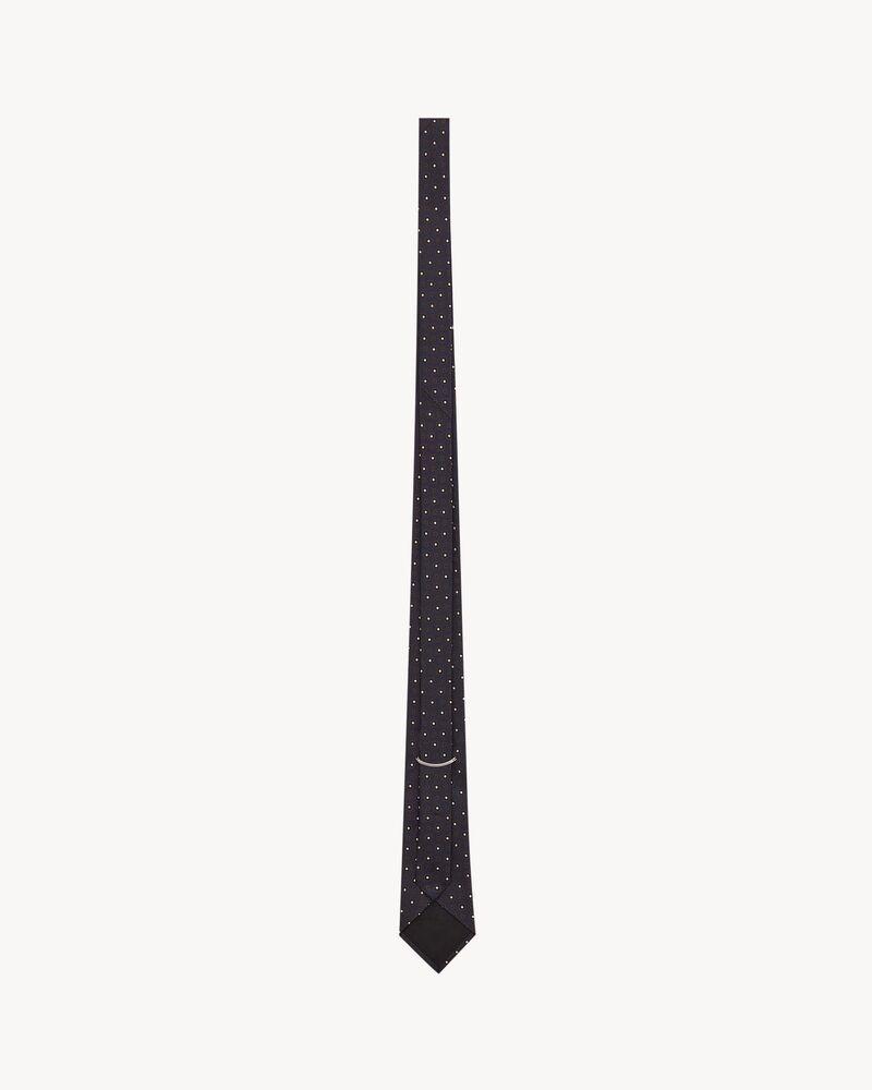 tie in silk jacquard