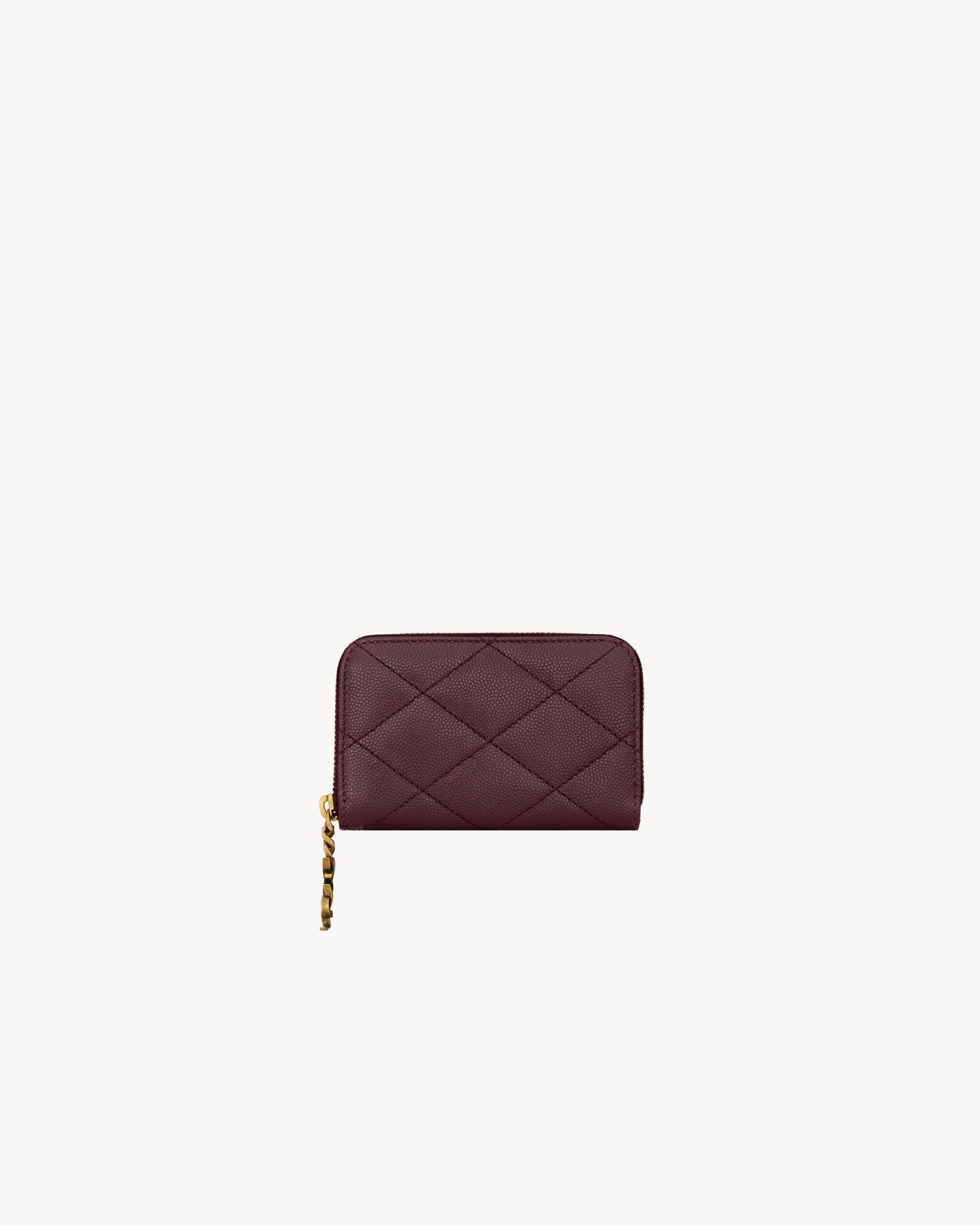 CASSANDRE BIJOU change purse in GRAIN DE POUDRE leather — 862443AAGA86195