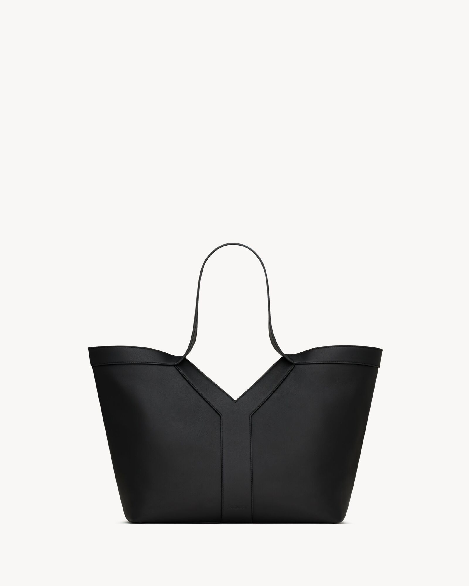 Y small tote in leather — 835274AAEB31000