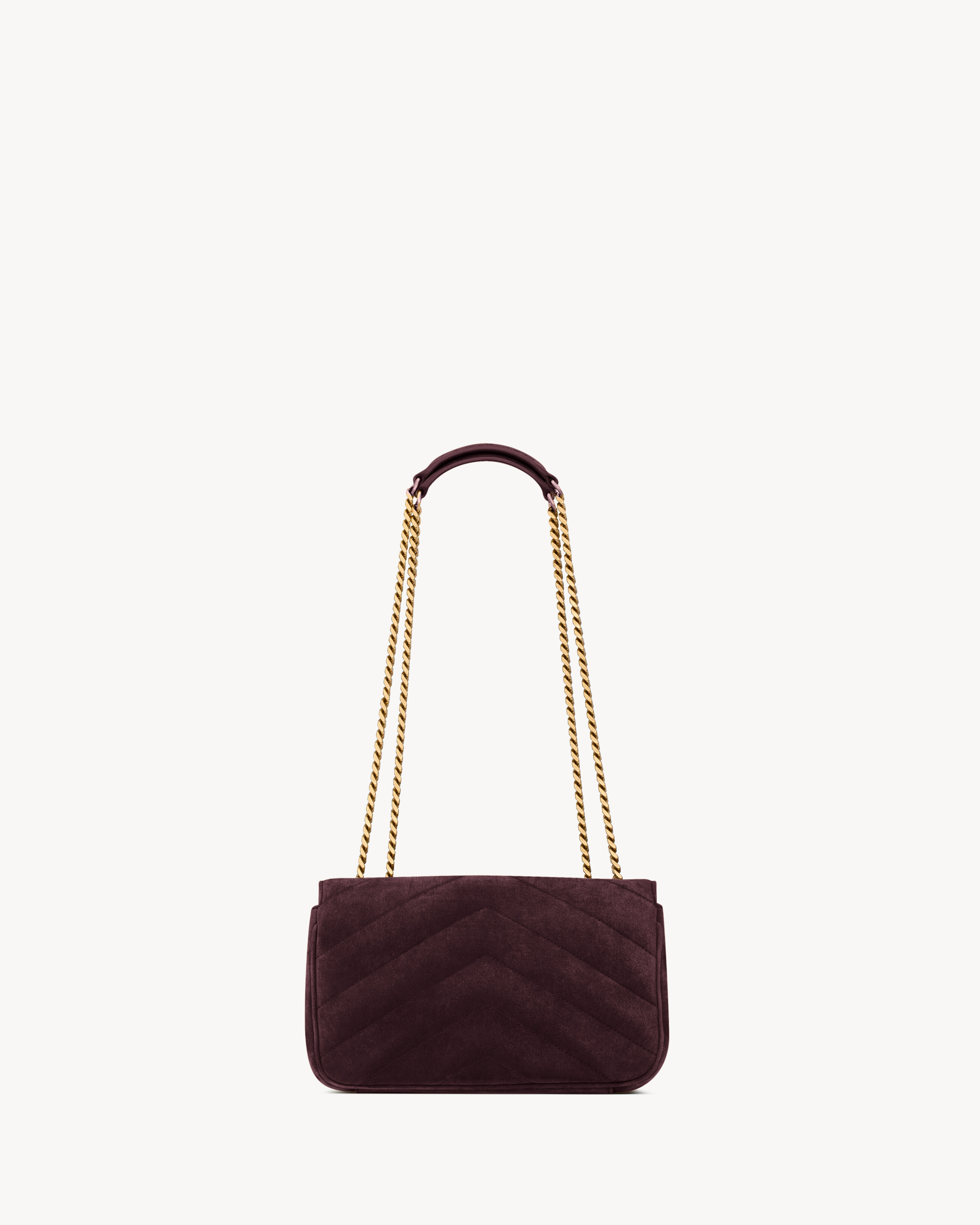 LOULOU small in MATELASSÉ suede