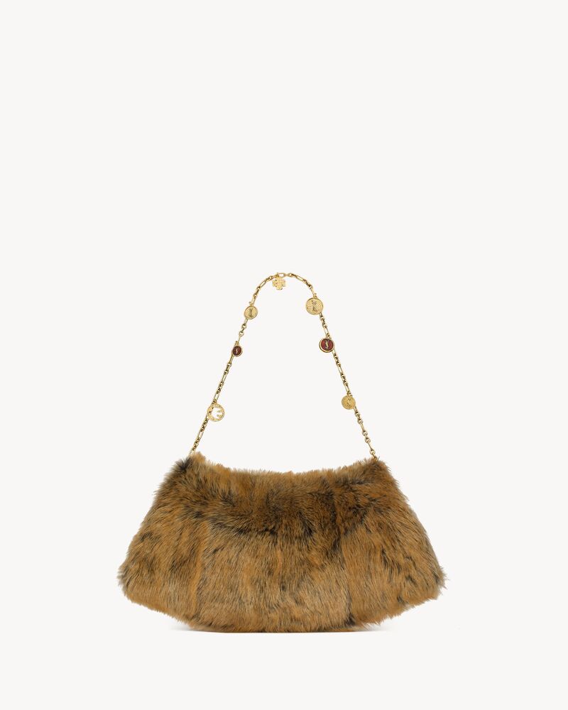 MANCHON on chain in shearling