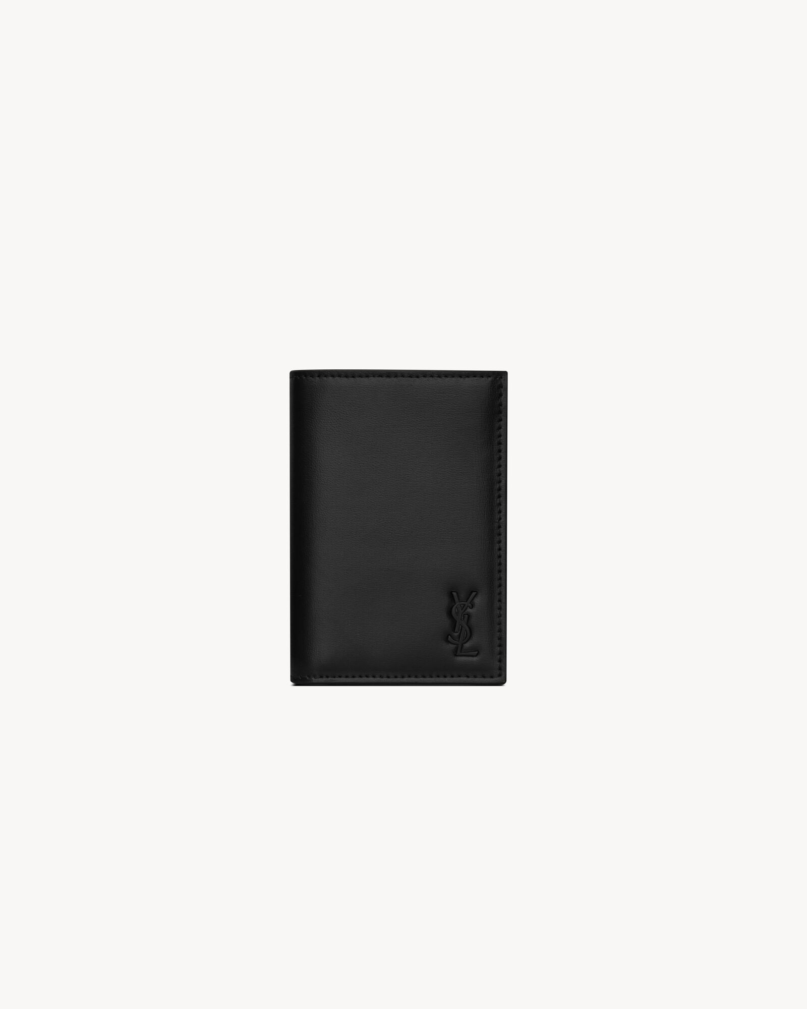 TINY CASSANDRE credit card wallet in matte leather — 8479581JB0U1000