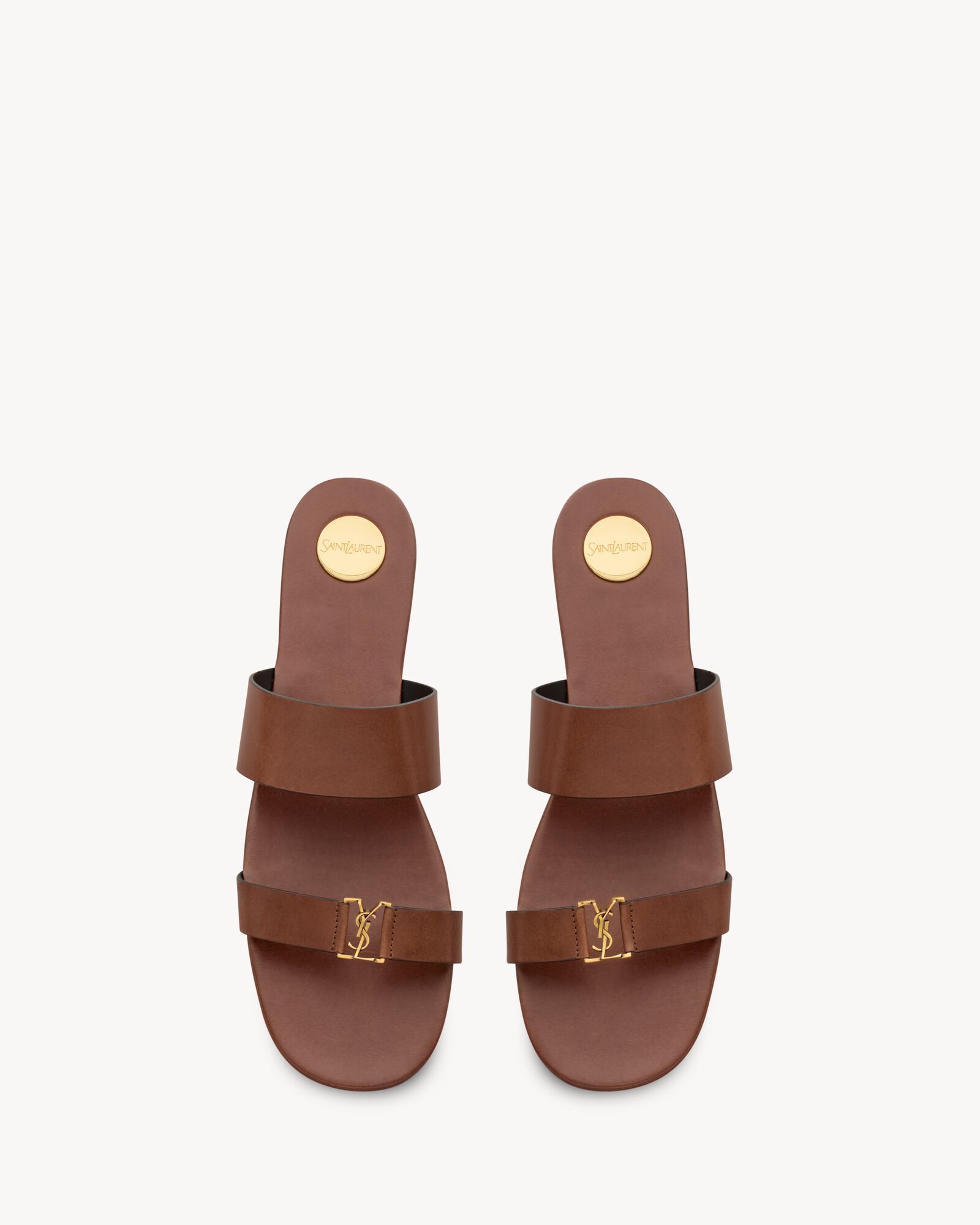 BABYLONE slides in smooth leather — 860809DWE006036