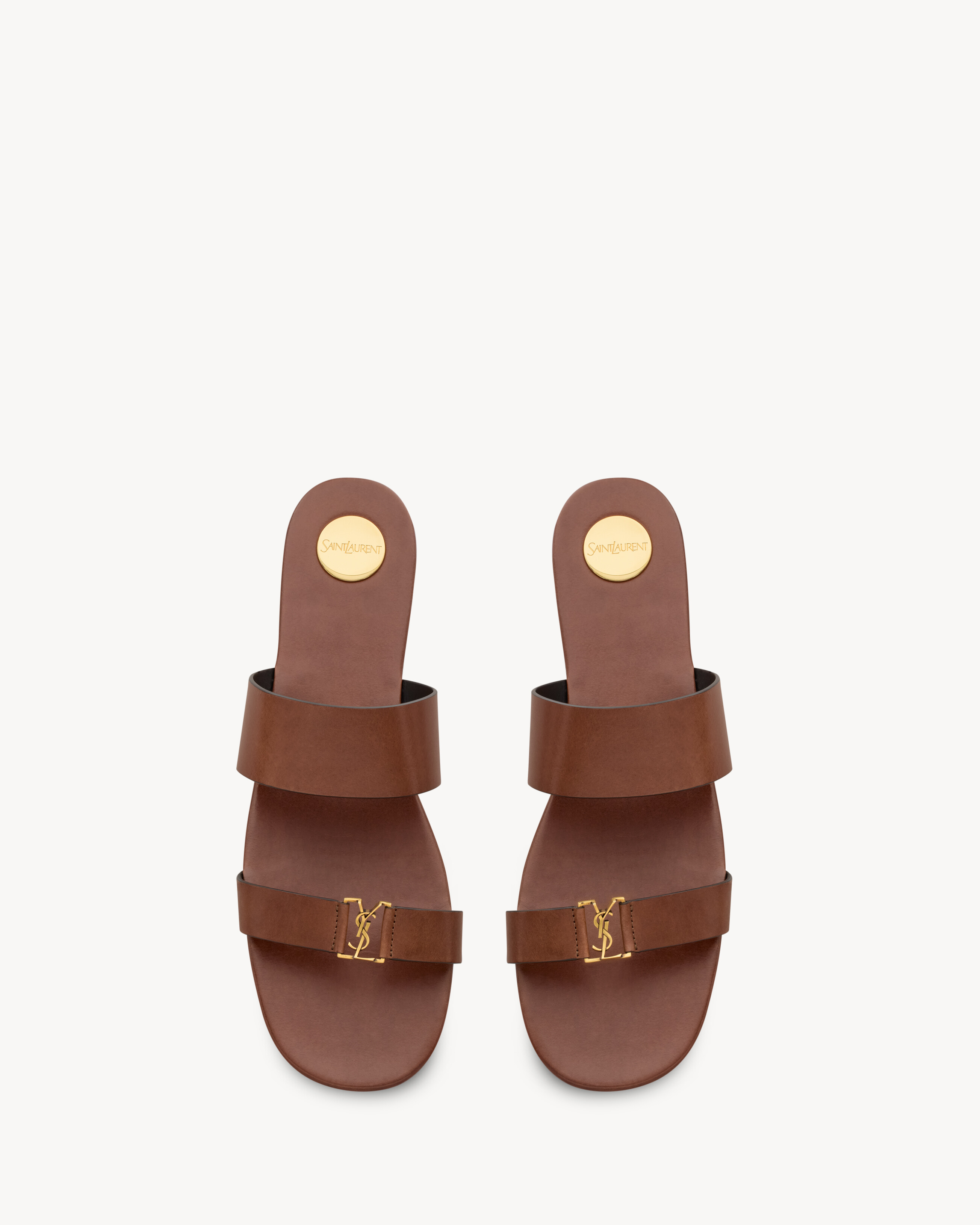 BABYLONE slides in smooth leather