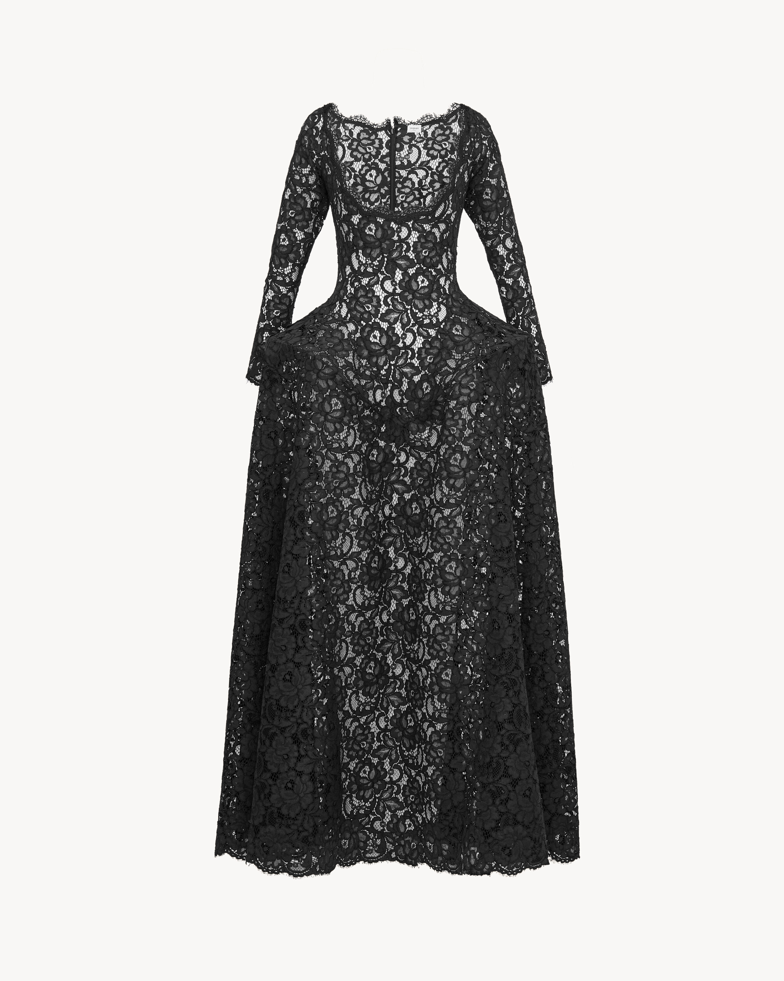 couture gown in lace
