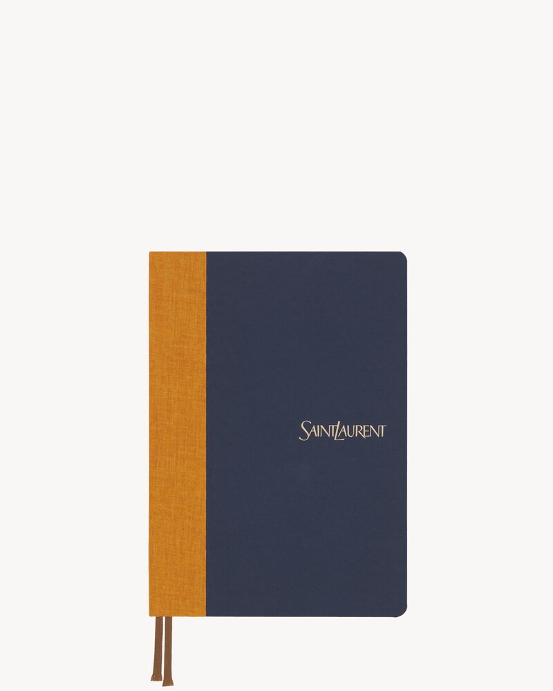 SAINT LAURENT A5 NOTEBOOK in Blue | Saint Laurent | YSL GB | ID