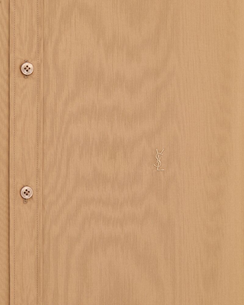 CASSANDRE chemise en popeline de coton à rayures