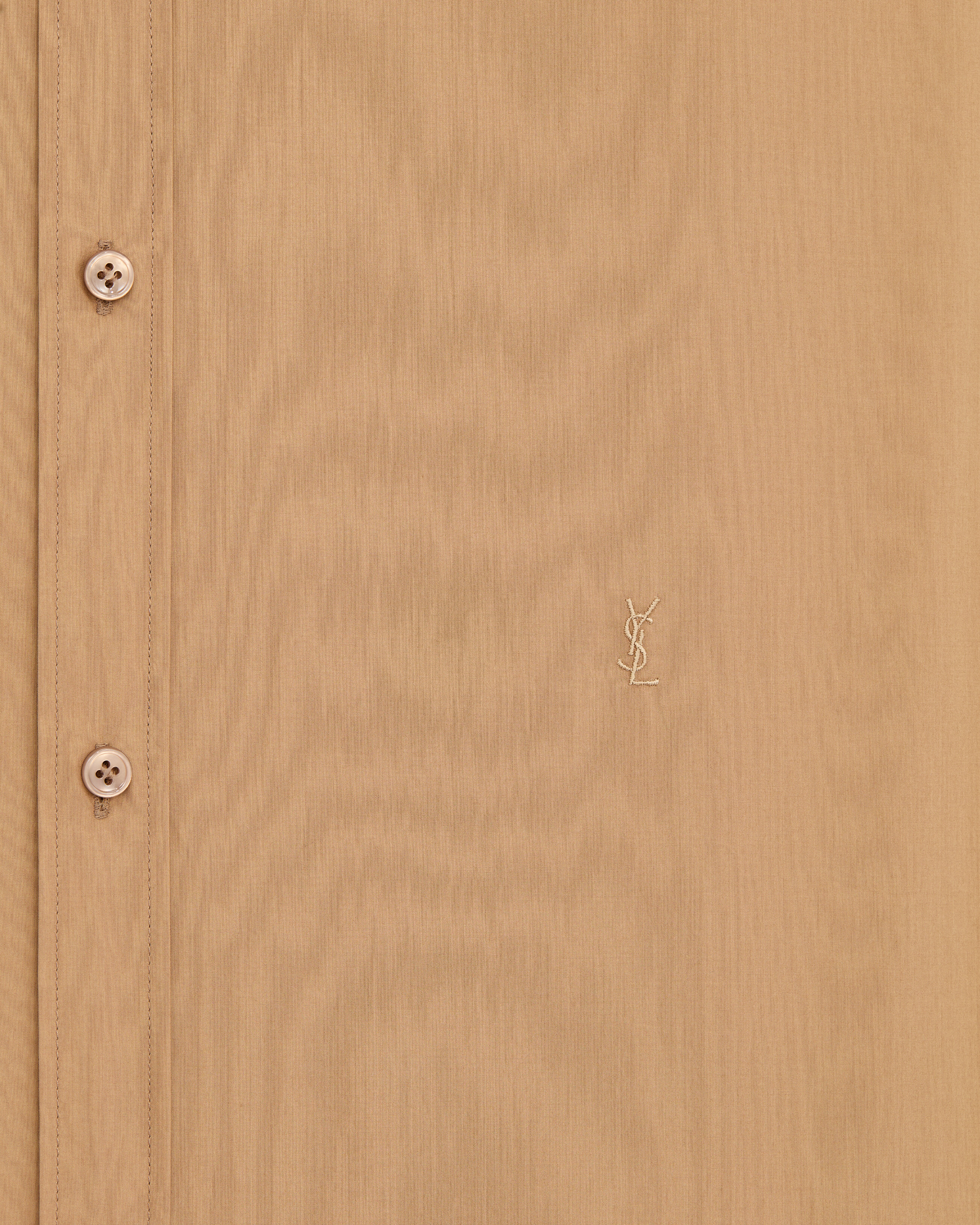 CASSANDRE chemise en popeline de coton à rayures