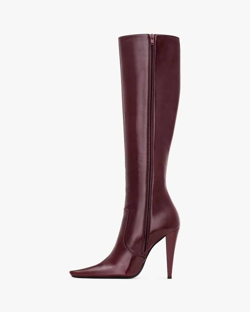 77 boots in smooth leather