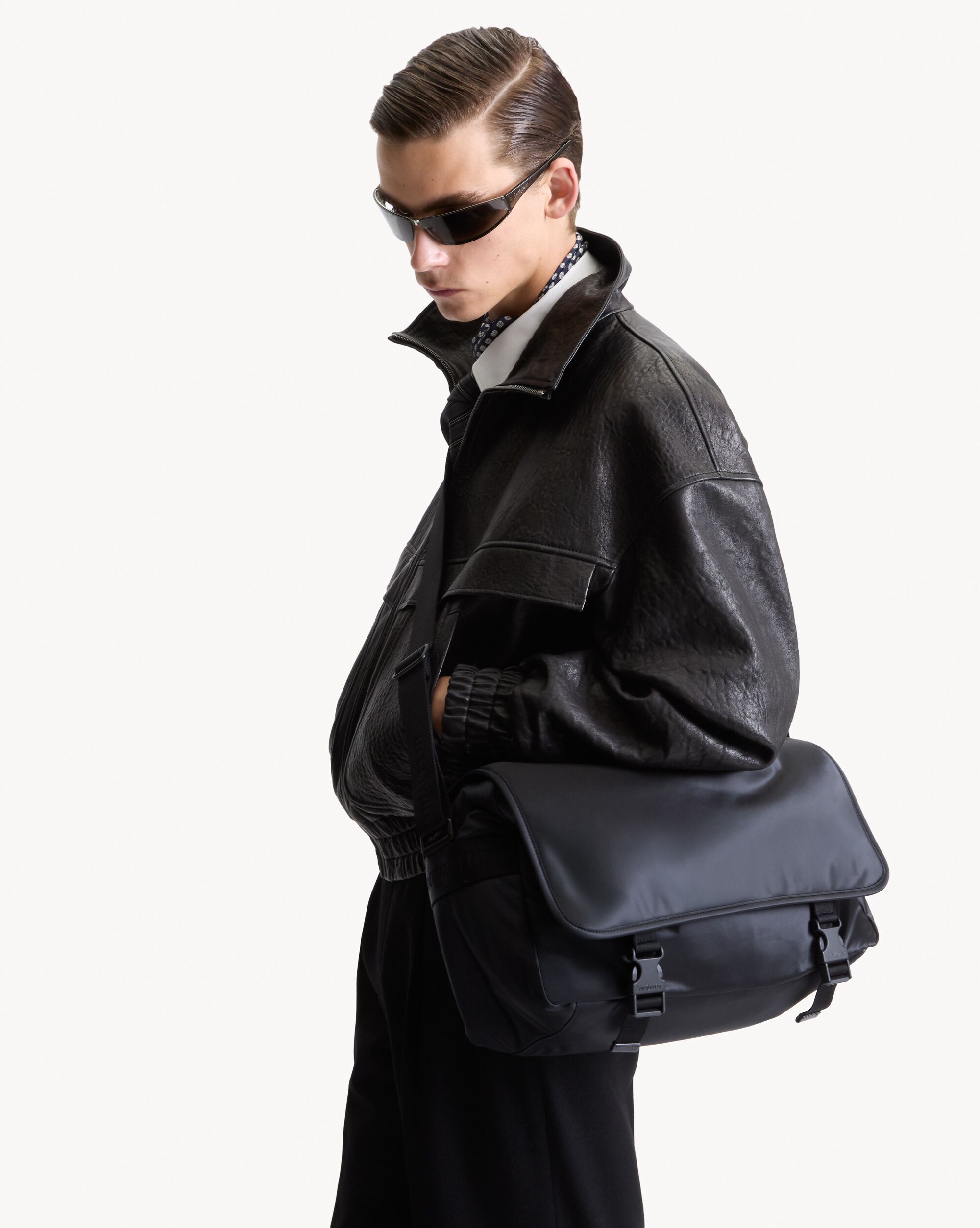 SAINT LAURENT PARIS messenger in nylon