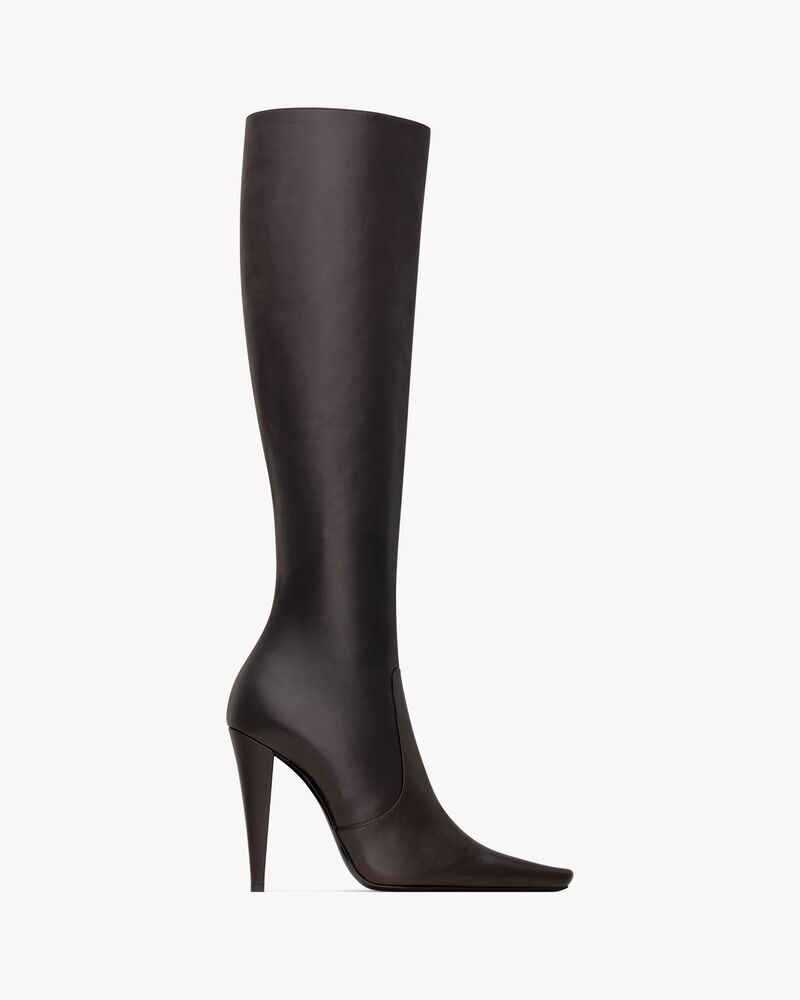 77 boots in smooth leather