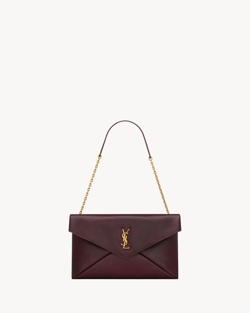 CASSANDRE large pouch on chain in smooth leather