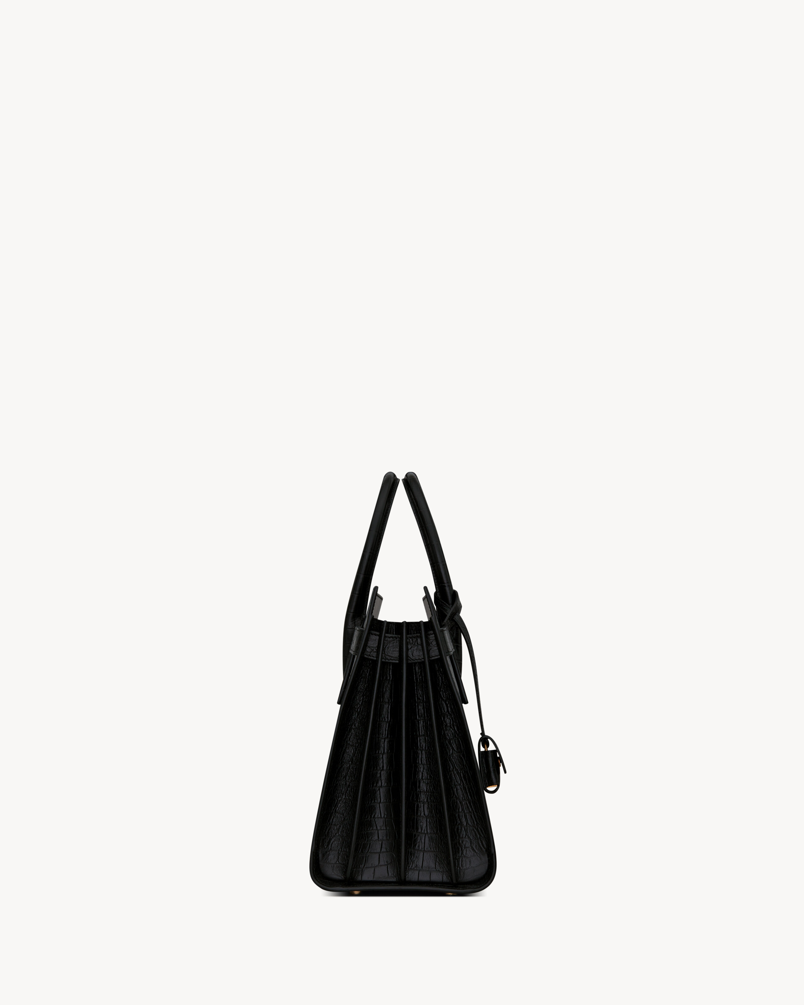SAC DE JOUR IN CROCODILE-EMBOSSED LEATHER – SMALL