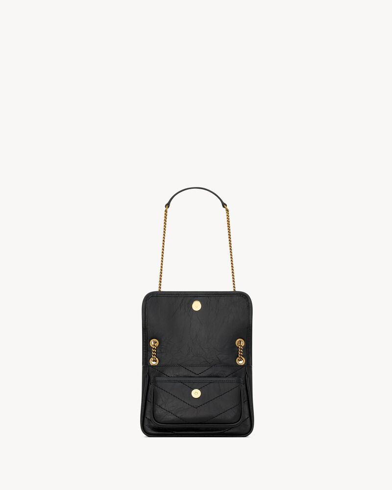NIKI mini in vintage leather in Orange | Saint Laurent | YSL US