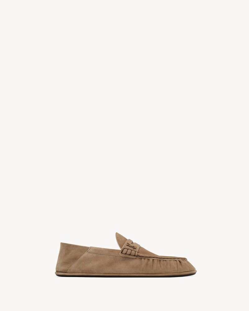 LE LOAFER麂皮摺跟樂福鞋