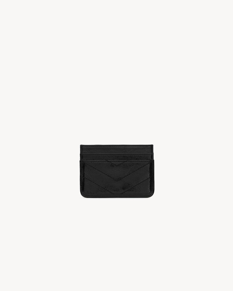 NIKI card case in vintage leather