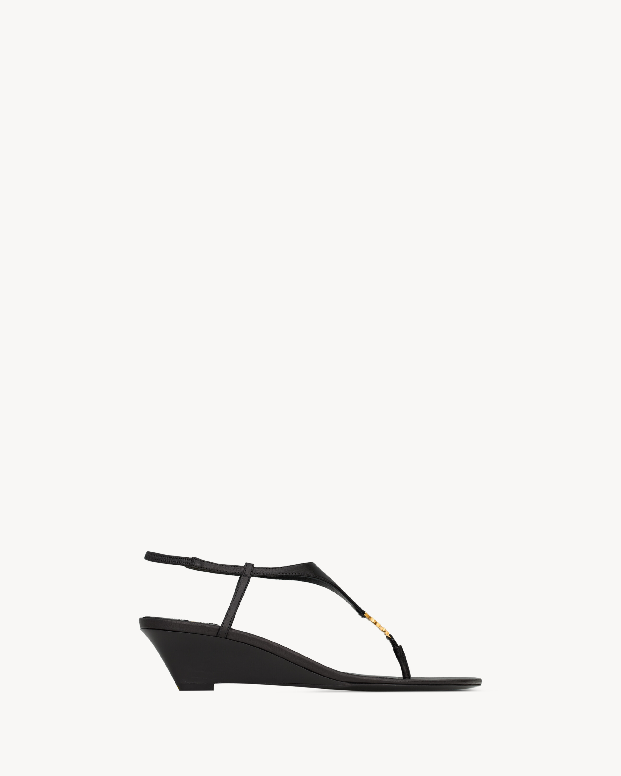 CASSANDRA wedges in smooth leather