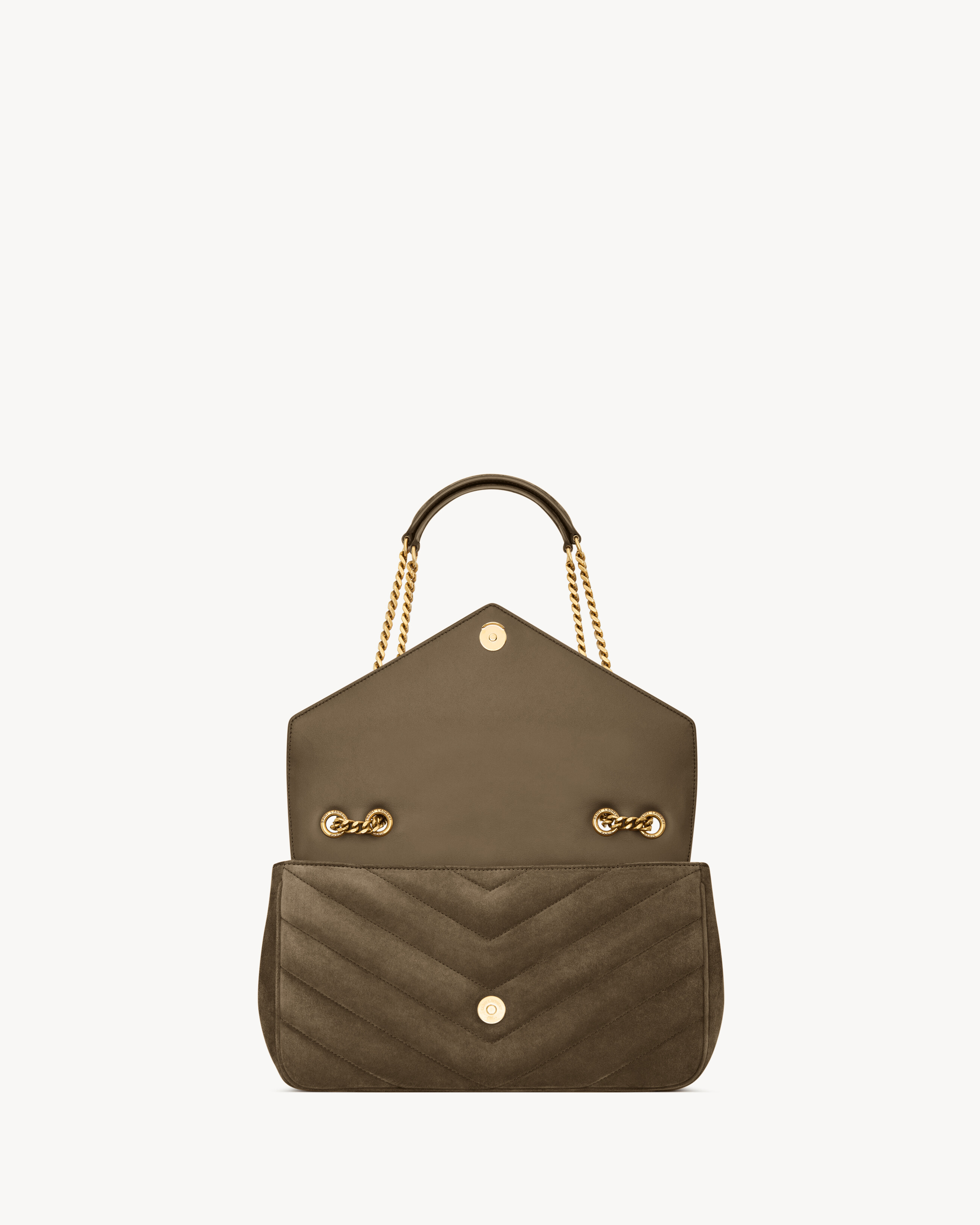 LOULOU medium in MATELASSÉ suede