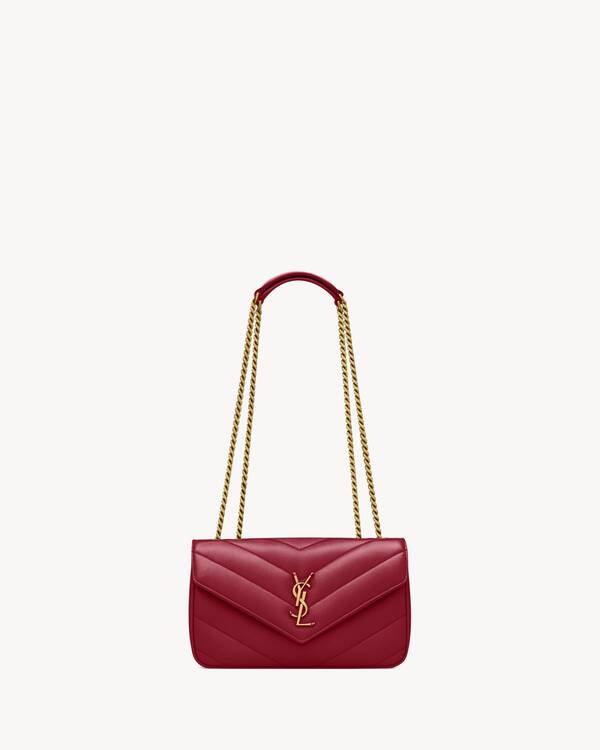 LOULOU small in MATELASSÉ lambskin