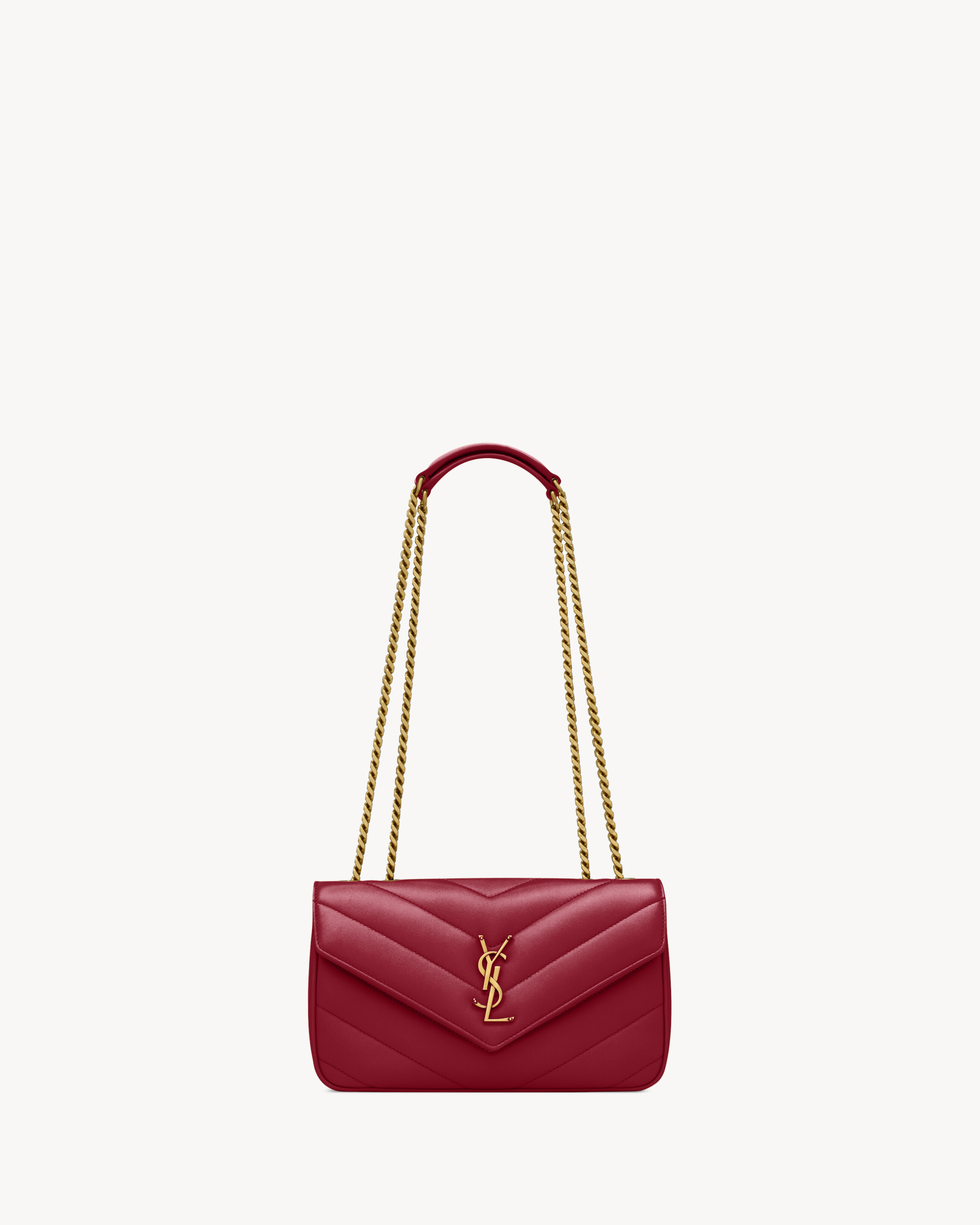 LOULOU small in MATELASSÉ lambskin