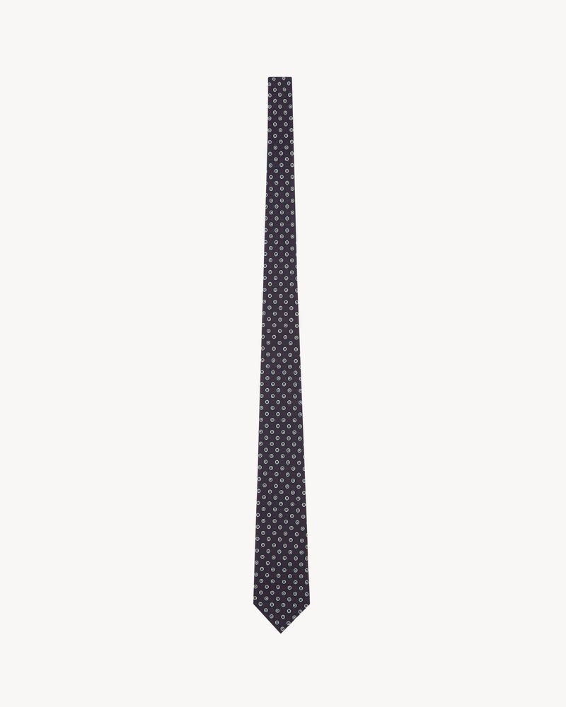 tie in silk jacquard