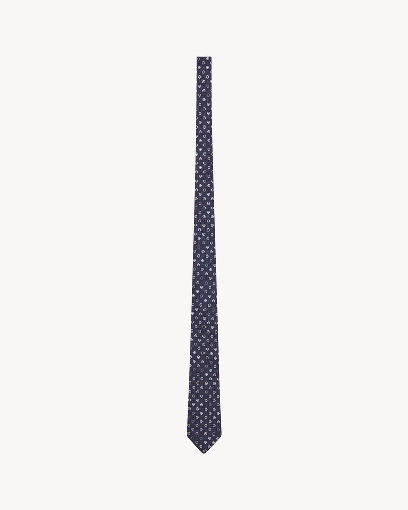 Cravatta in jacquard di seta