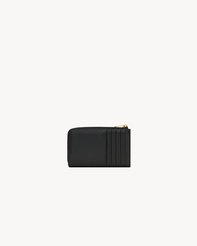 JAMIE zip card case in lambskin