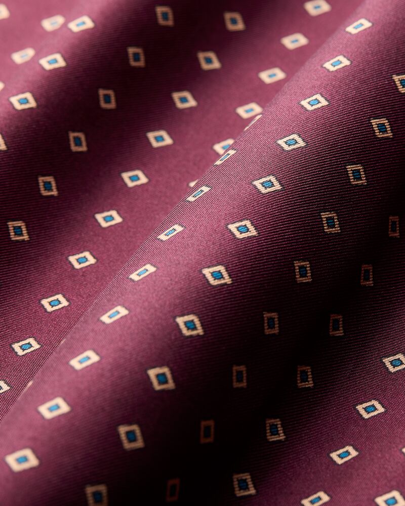 pajama pants in diamond silk satin