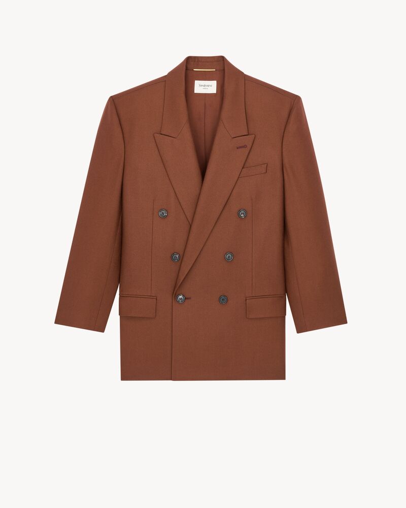 Veste en cachemire à double boutonnage