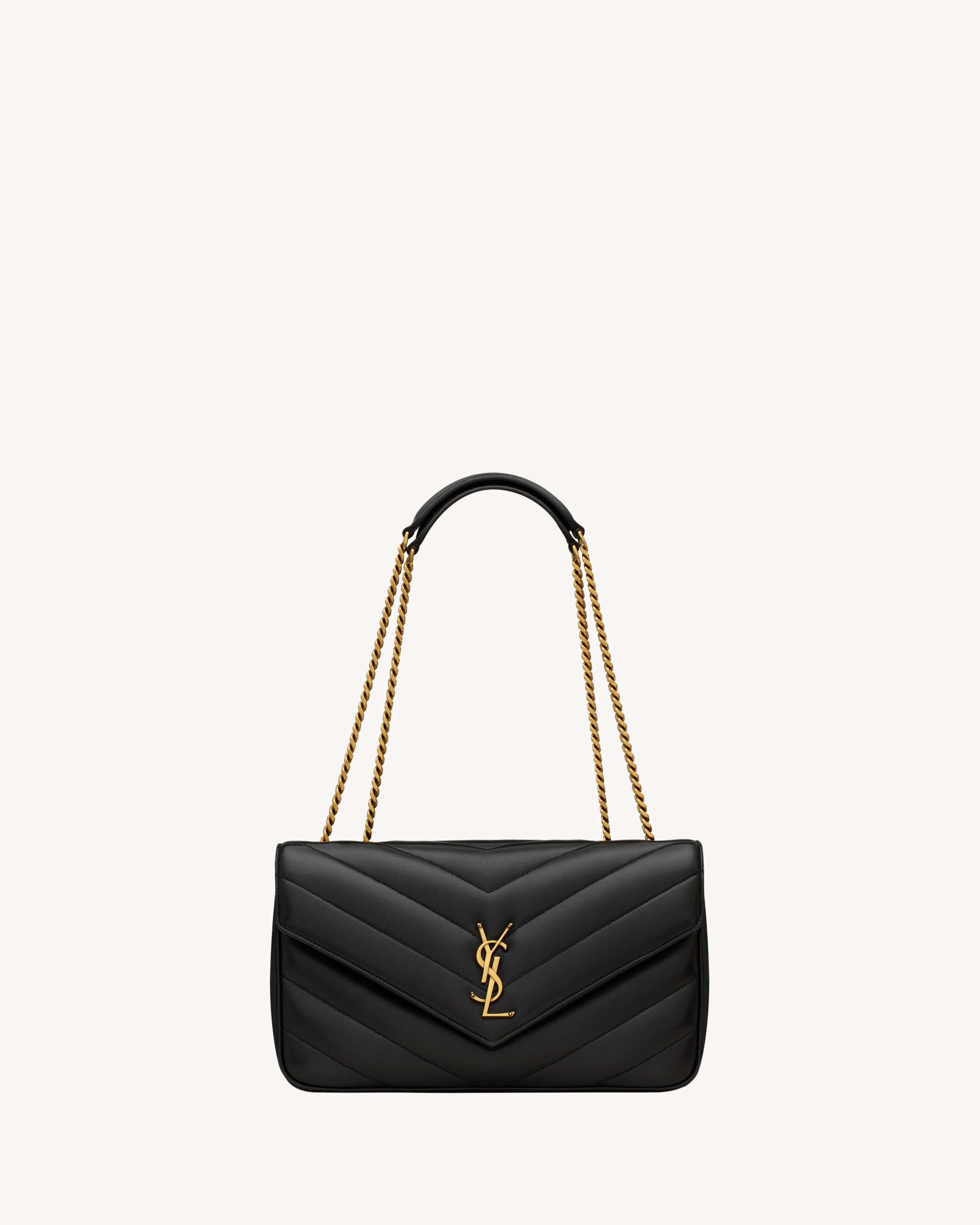 LOULOU medium in MATELASSÉ lambskin