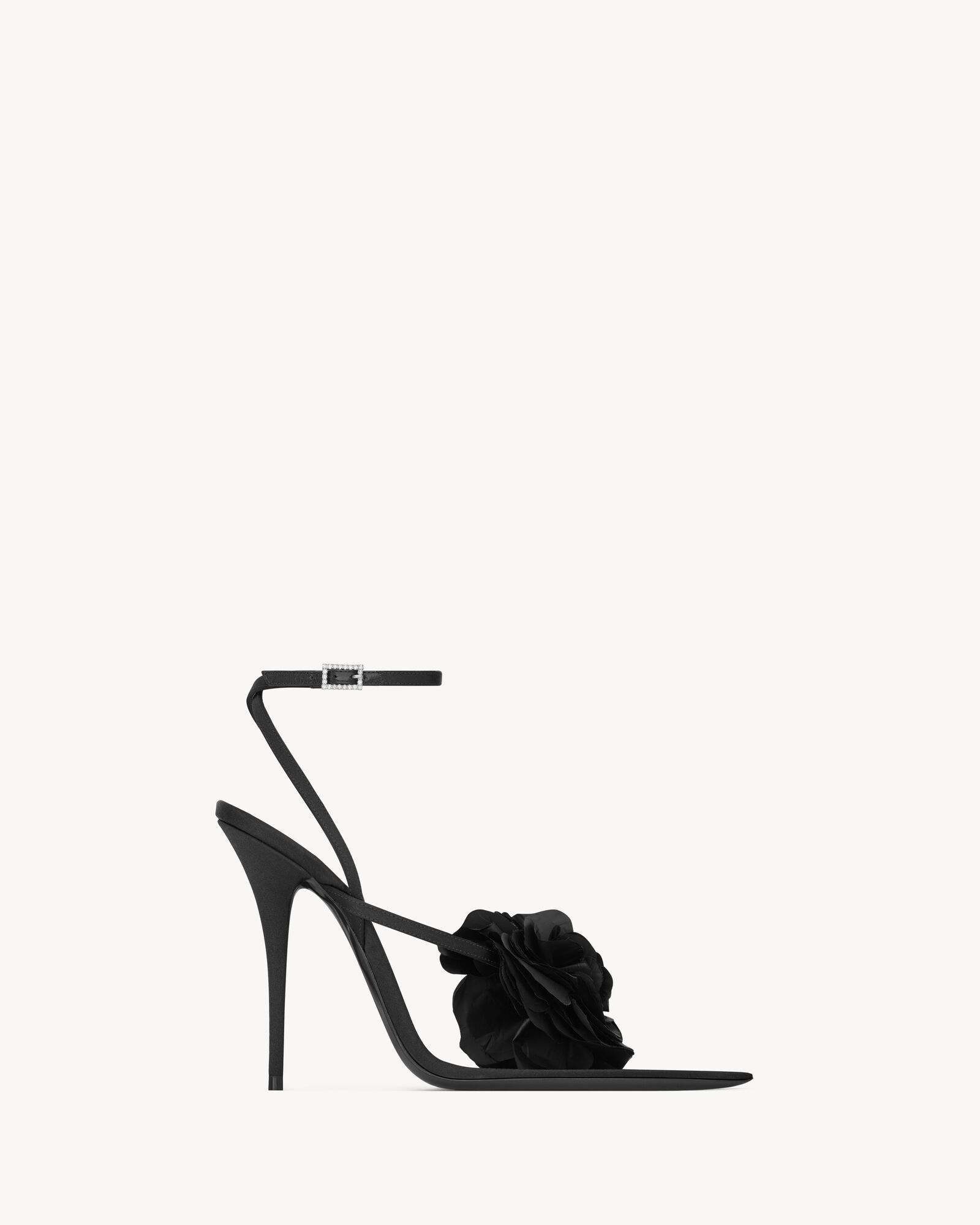 TRIANON sandals in satin crepe — 8673389QNDA1000