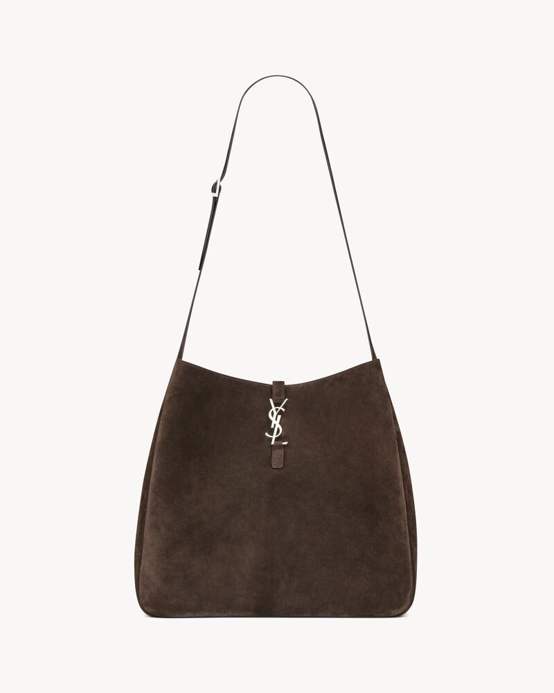 LE 5 À 7 maxi hobo in suede
