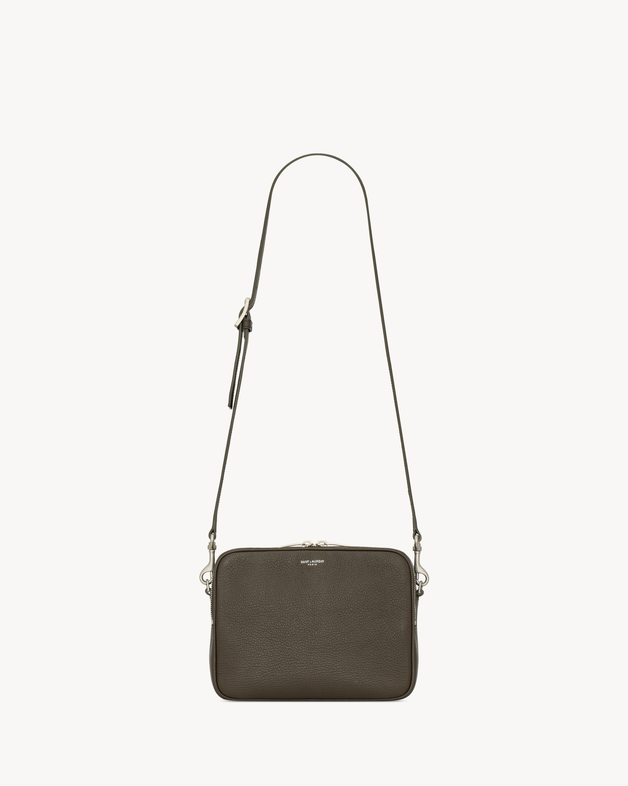 SAINT LAURENT small camera bag in grained leather