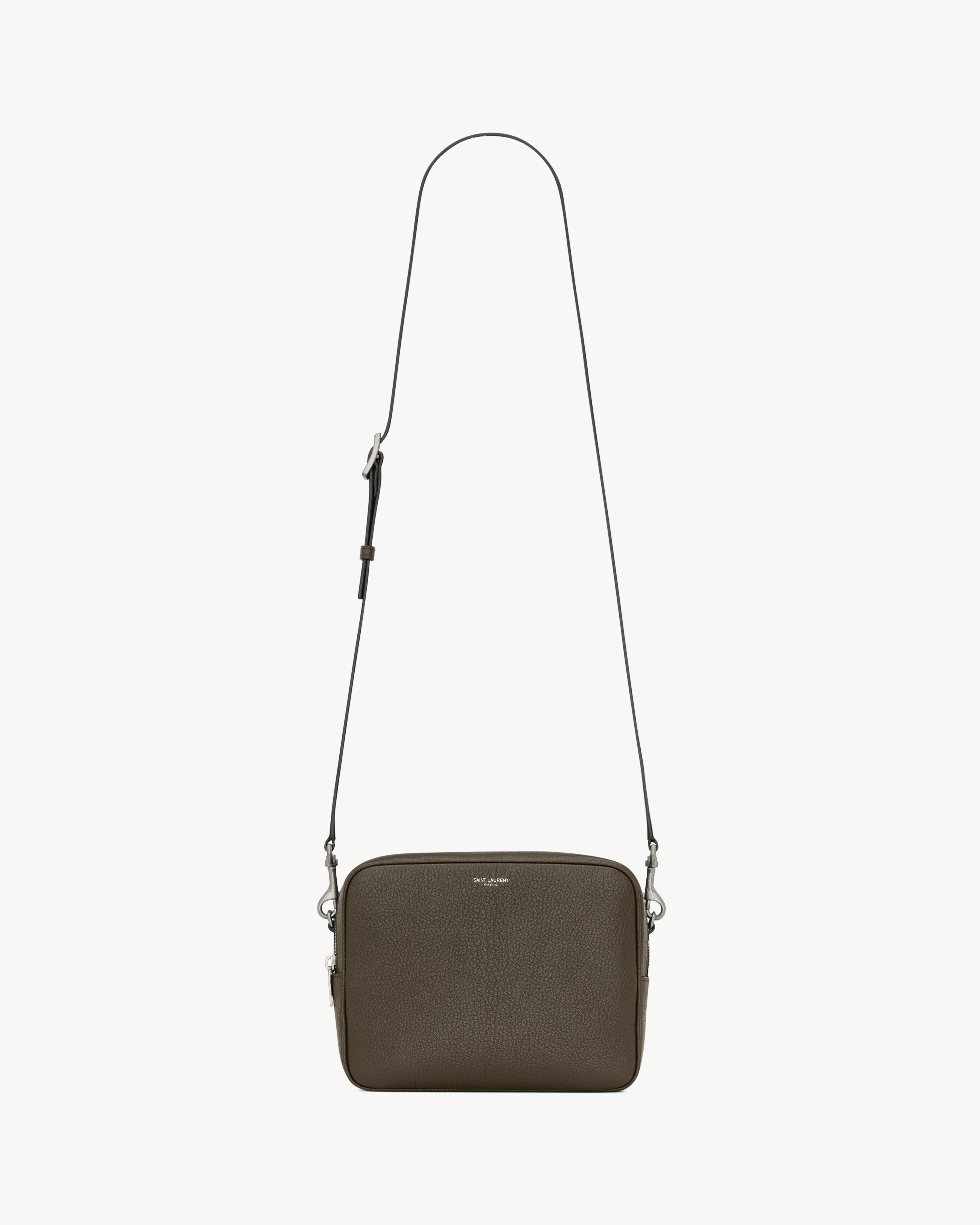 SAINT LAURENT small camera bag in grained leather