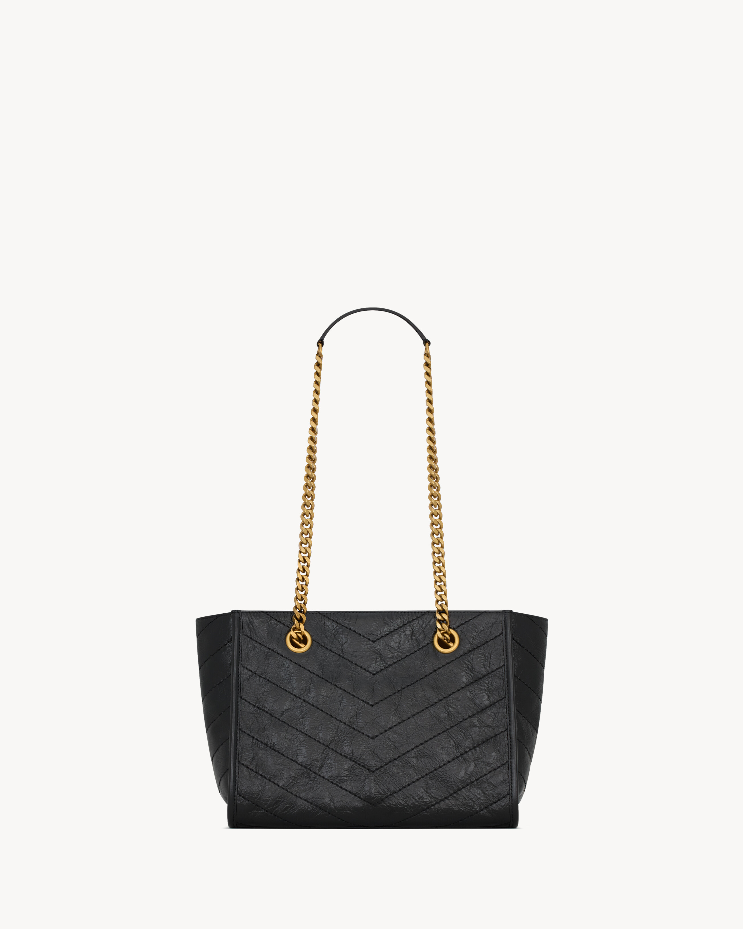 Bolso shopper pequeño Niki de piel vintage