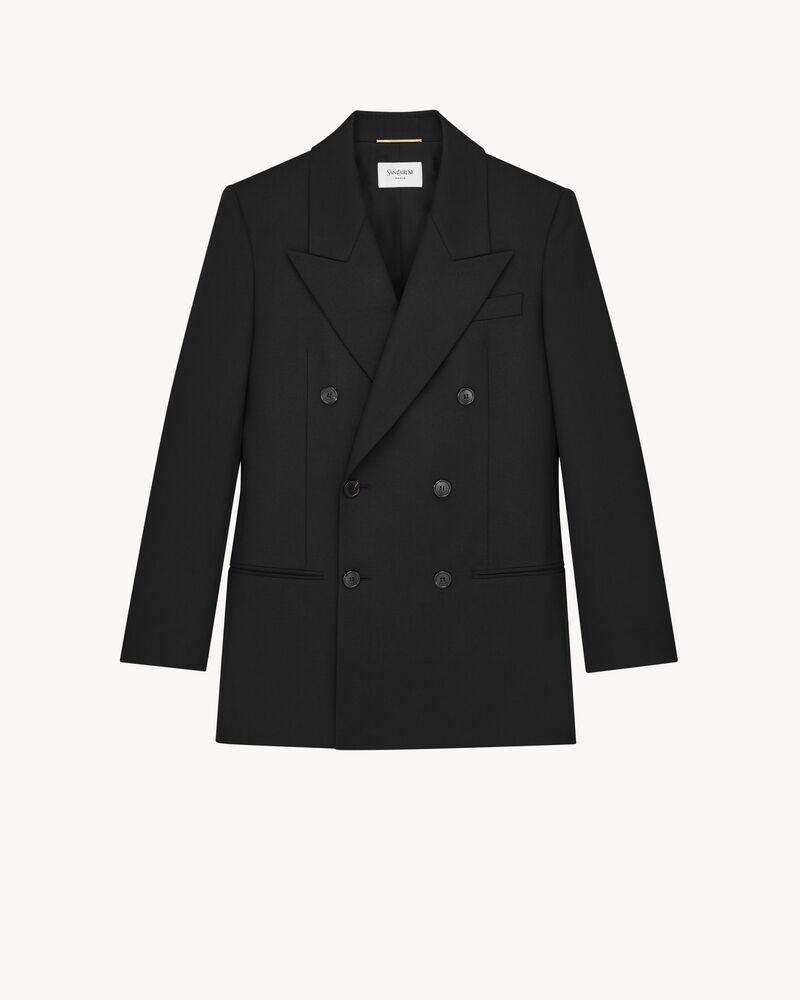 double-breasted jacket in wool