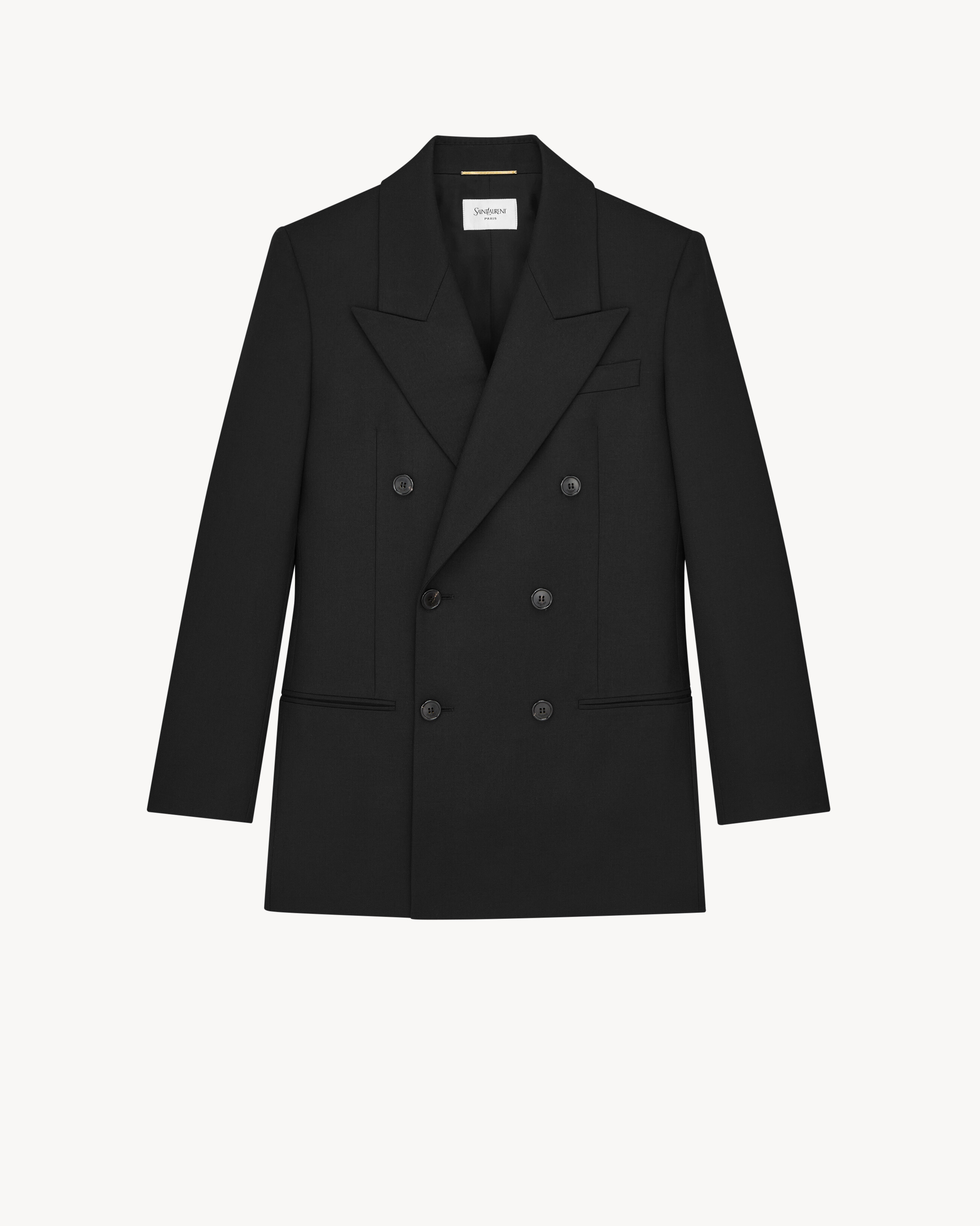 double-breasted jacket in wool