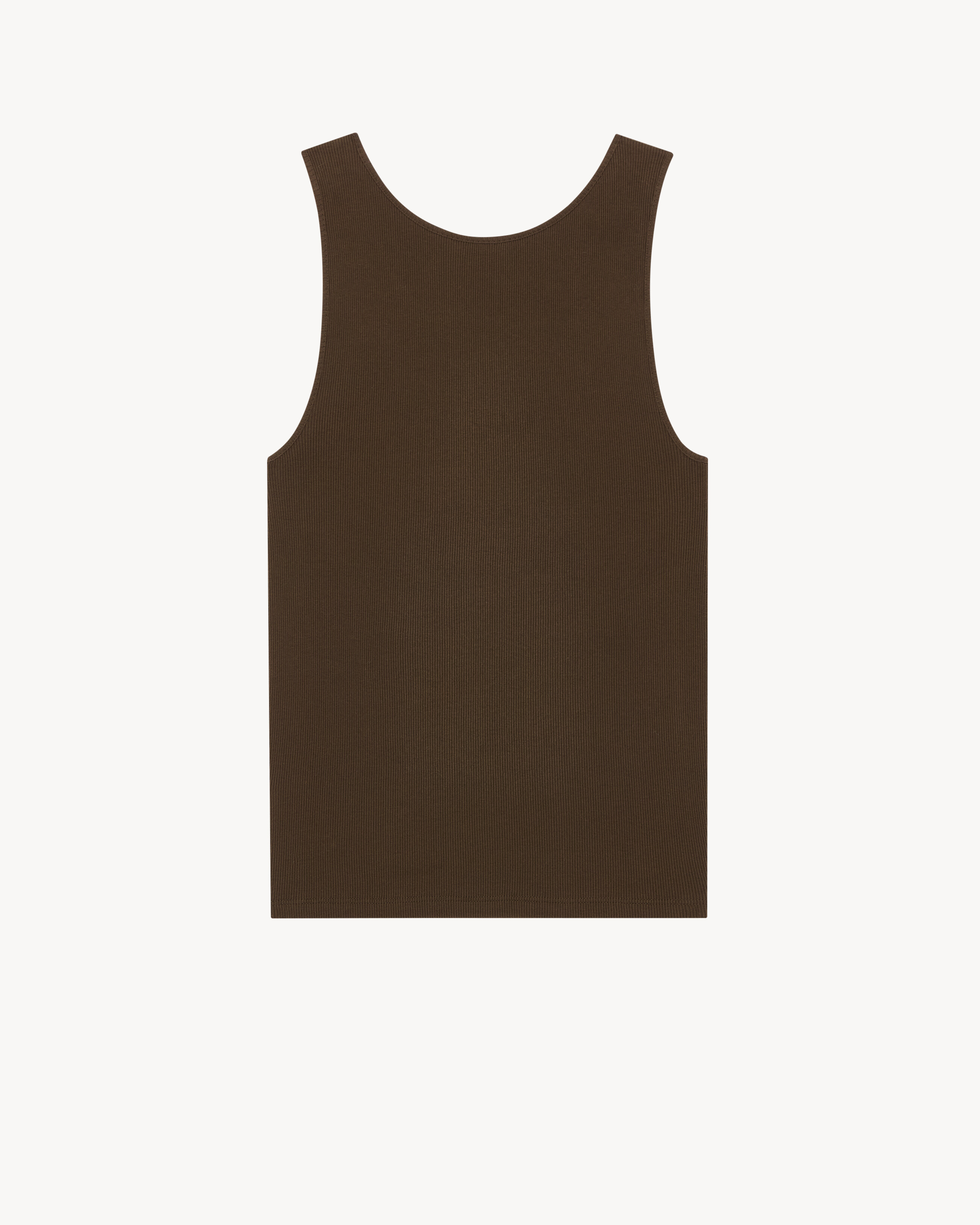CASSANDRE ribbed tank top