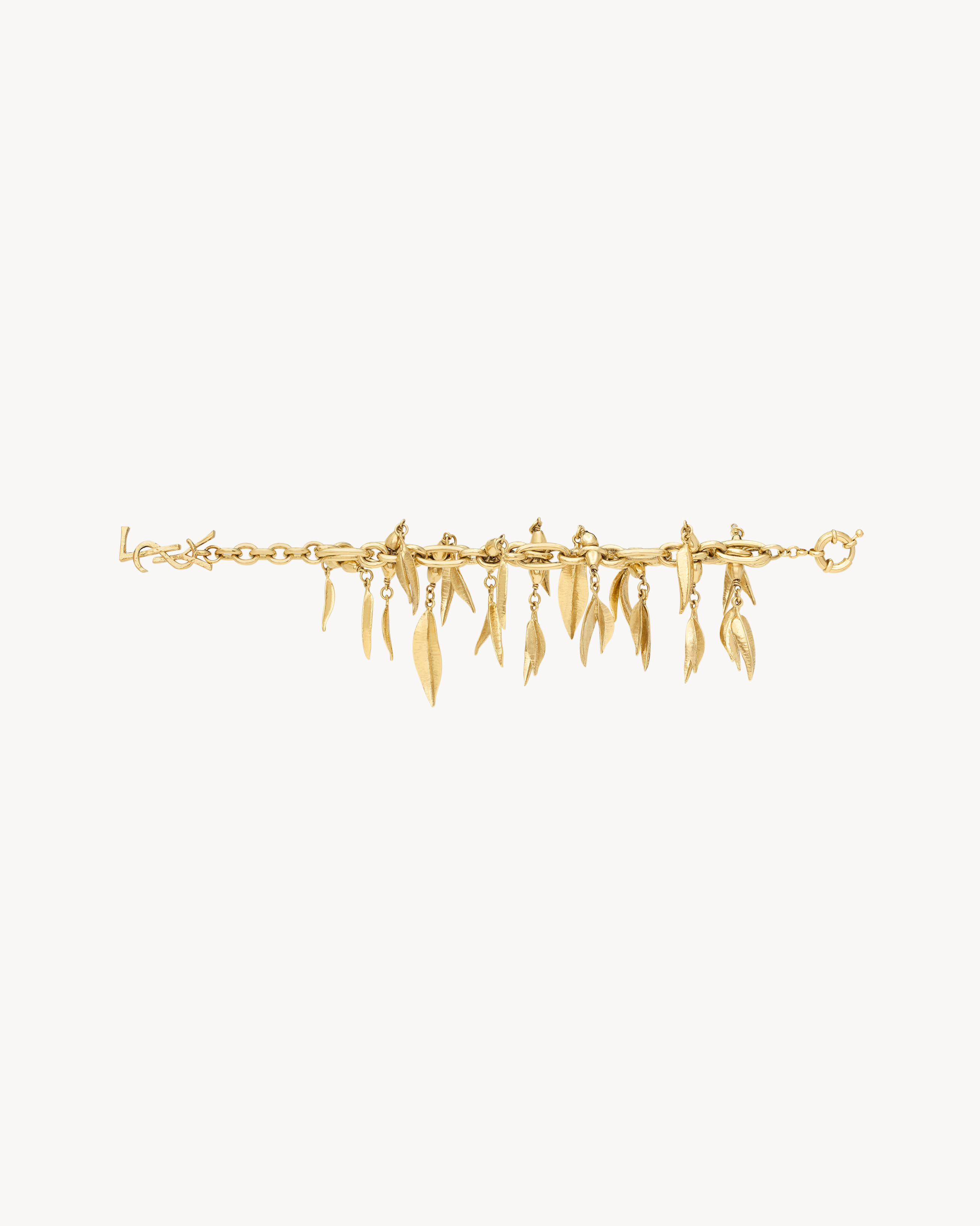 willow leaf bracelet in metal