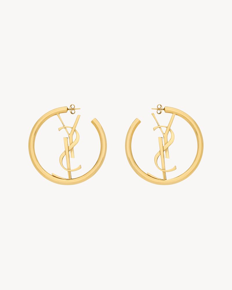 CASSANDRE hoop earrings in metal