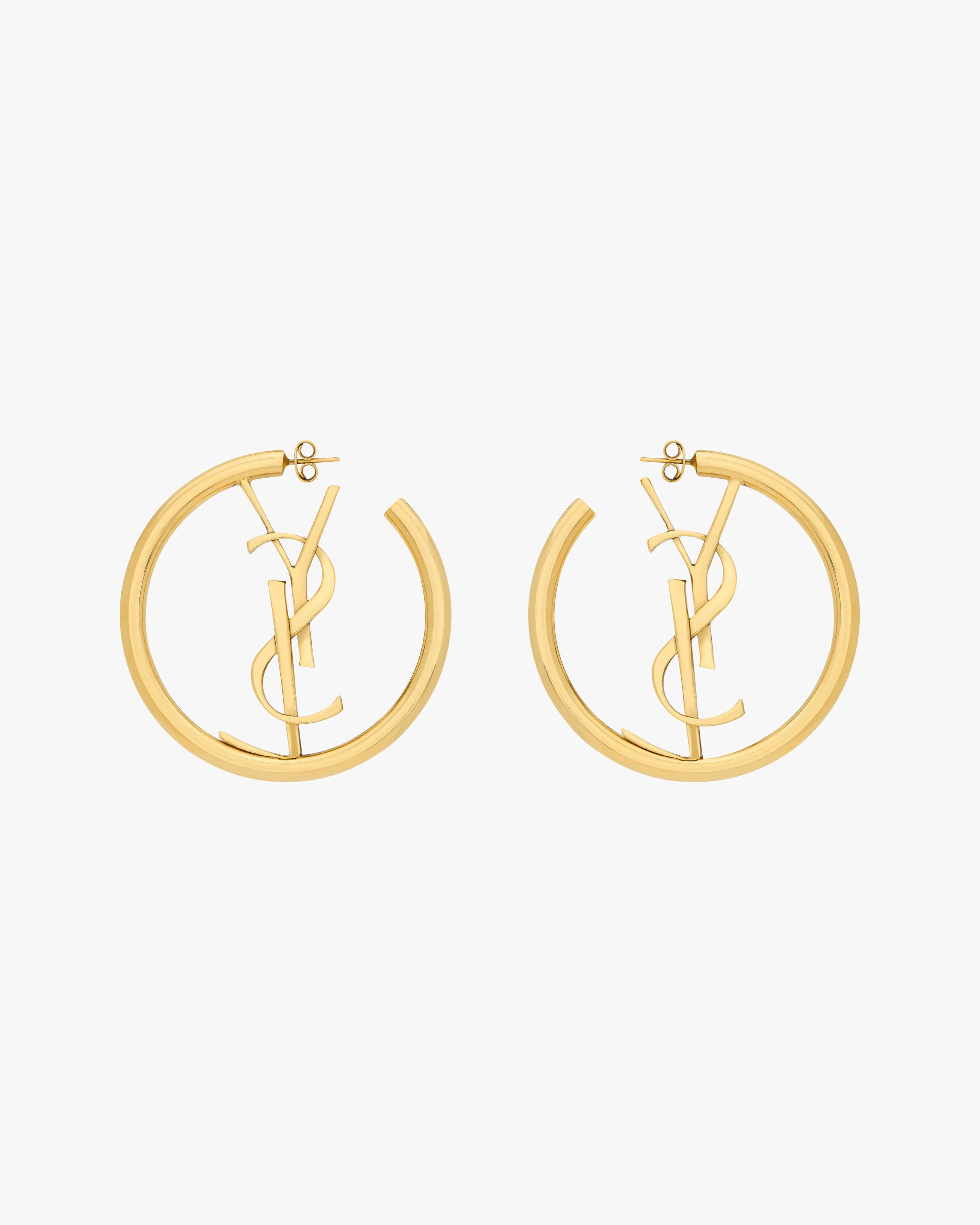 CASSANDRE hoop earrings in metal